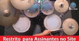 bateria tocando as primeiras pec3