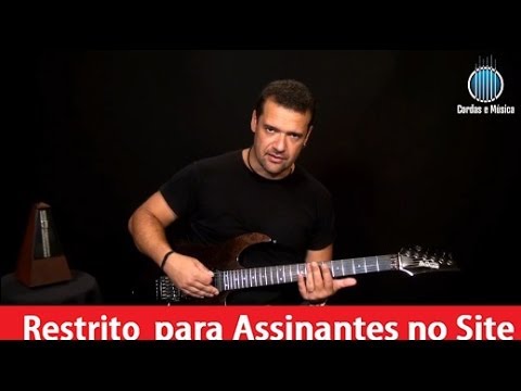 guitarra exercicios com as escal