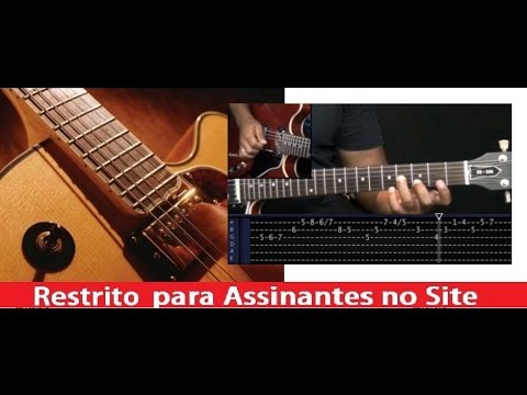 guitarra jazz improvisando com a