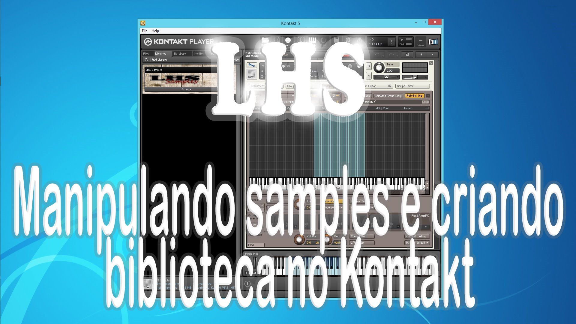 manipulando samples e criando bi