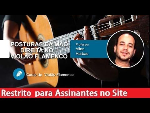 violao flamenco posturas da mao