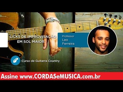 guitarra country licks de improv