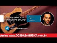 guitarra country escalas maiores