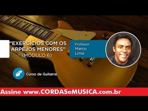 guitarra arpejos menores em todo