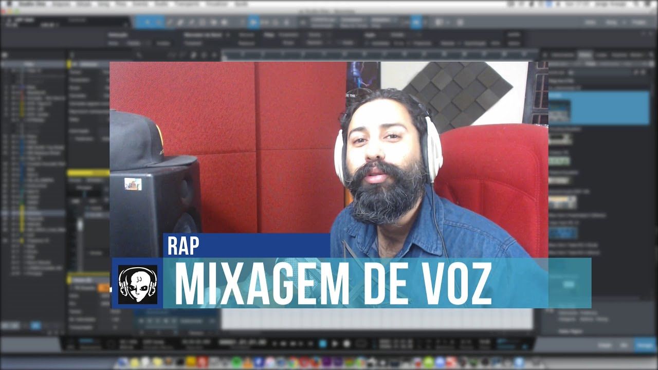 mixagem vocal de rap