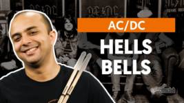 hells bells acdc aula de bateria