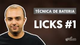 lick 1 tecnica de bateria