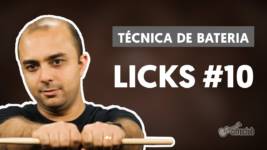 lick 10 tecnica de bateria