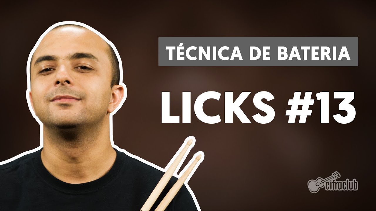 lick 13 tecnica de bateria