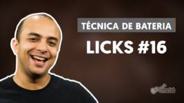 lick 16 tecnica de bateria