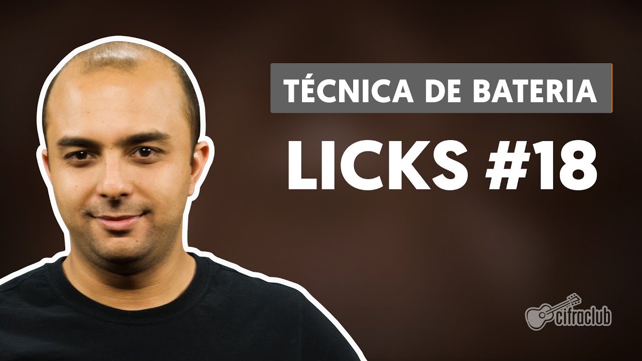 lick 18 tecnica de bateria