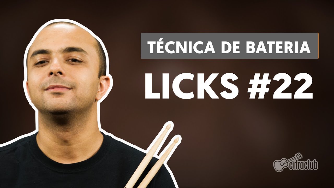 lick 22 tecnica de bateria