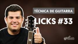 lick 33 tecnica de guitarra