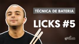 lick 5 tecnica de bateria