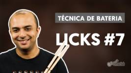 lick 7 tecnica de bateria