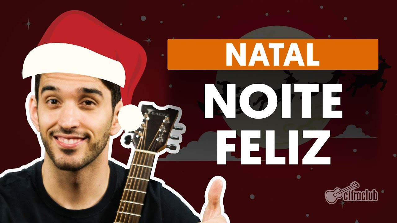 noite feliz natal aula de violao