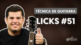 lick 51 tecnica de guitarra