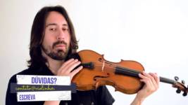 como segurar o violino aula 7